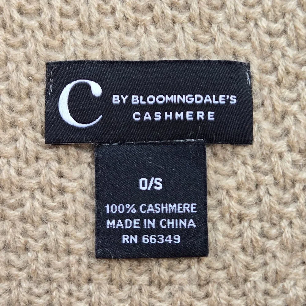 NWOT C By Bloomingdales Cashmere Scarf